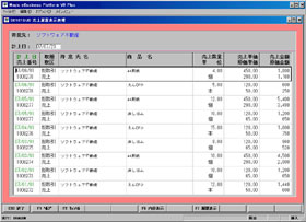 売上履歴表示処理